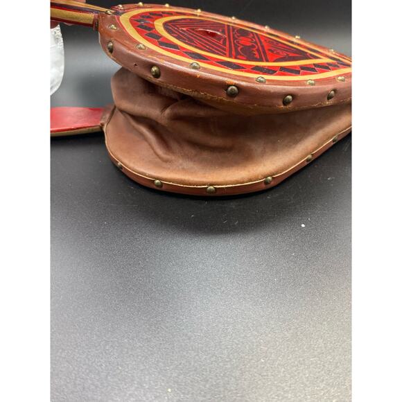 Primitive American Folk Art Aztec Tribal Indian Fireplace bellows Mexican ? - Picture 6 of 8